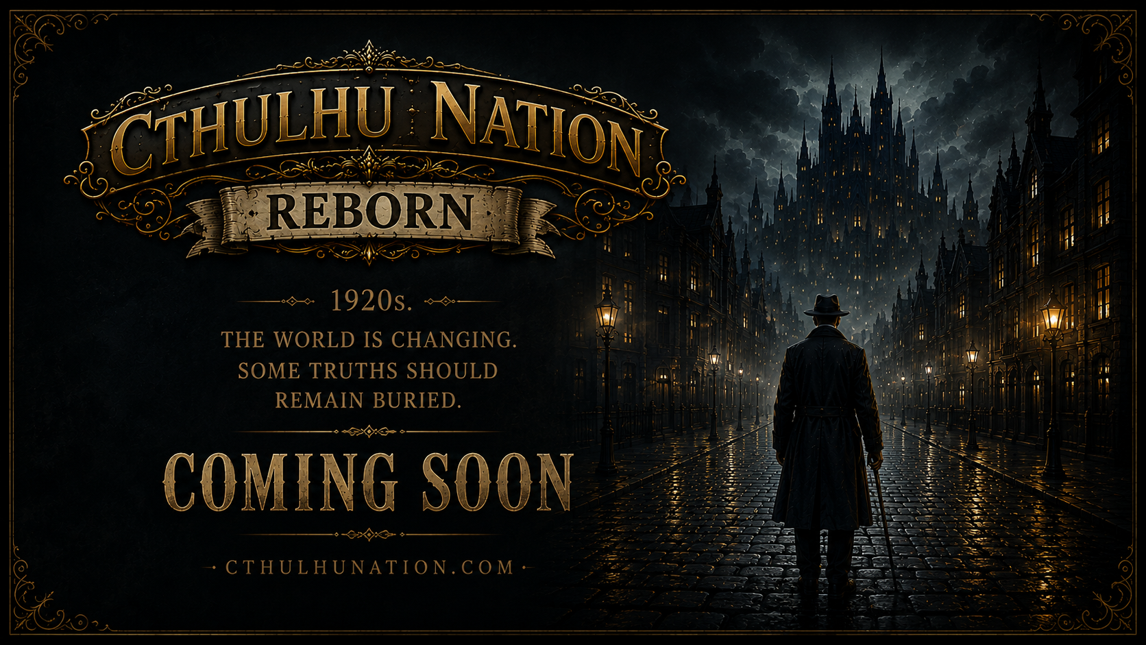 Cthulhu Nation Reborn. Uncover the truth. Collect the forbidden. Survive the Mythos. Coming soon.